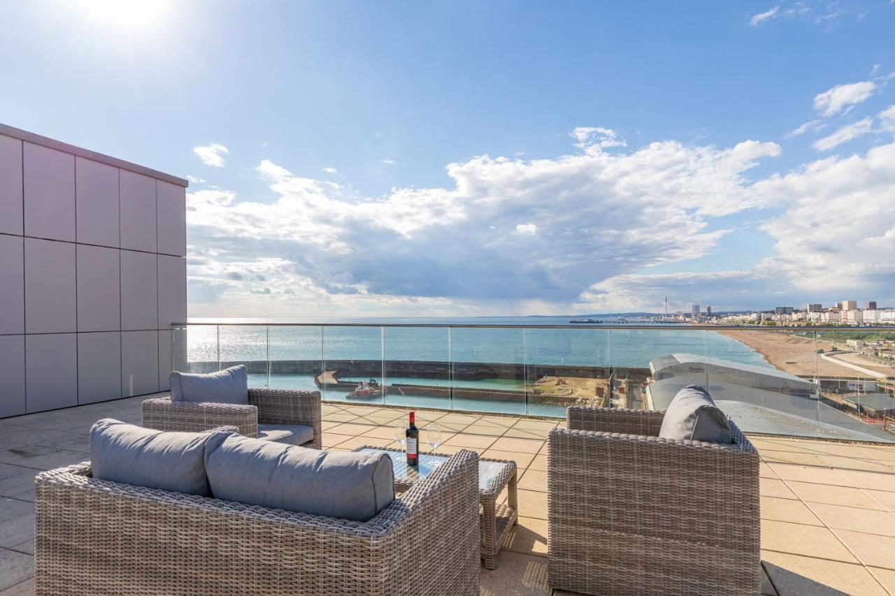 Unique Sea View Penthouse With Hot Tub Apartment Brighton Exterior photo